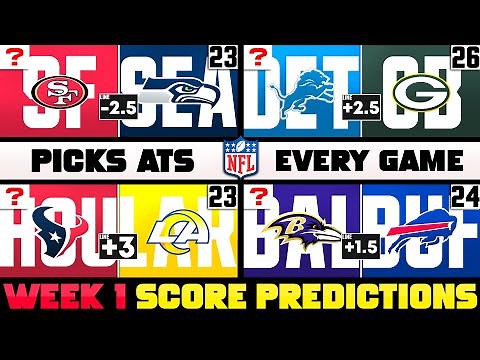 NFL Week 1 Score Predictions | NFL Picks ATS
