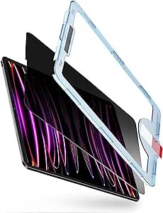 bersem Privacy Screen Protector Compatible with iPad Pro 11 Inch (2022&2021&2020&2018) & iPad Air 5th / 4th Generation (2022&2020) Anti-Spy Tempered Glass Film, EZ kit