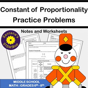 Constant of Proportionality Practice Problems: Equations, Graphs, and Tables