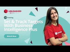 Set & Track Targets with Business Intelligence Plus |Unleashed Inventory Management Training Academy
