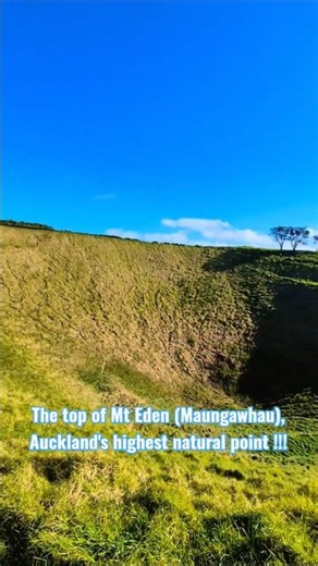 WalkingUp Mt Eden: Auckland's Best Volcano View #MtEden #Auckland #Volcano #NewZealand