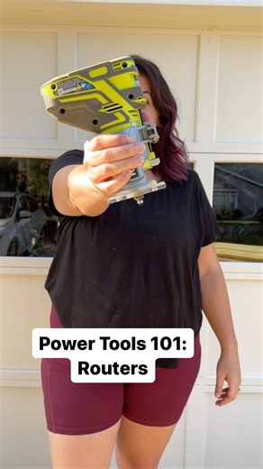 Wood Routers 101 - I crammed as much info into 60 seconds as I could! Maybe I should make these Power Tool 101 videos into longer YouTube videos. 😂 Any questions I can answer quickly about a Router? | DeLancey DIY