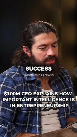 How important is intelligence in business? #alexhormozi