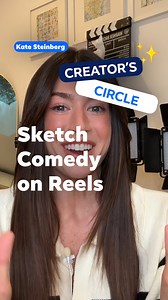 152K views · 8.6K reactions | If you don't know where to start Kate Steinberg's got you. Keep watching for her top tips for getting started with sketch comedy on Facebook Reels. Now, send this to your funny friend! | Facebook for Creators | Facebook