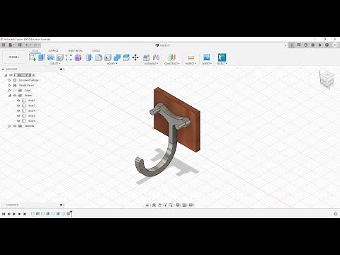 Fusion 360 | Hanger | Tutorial