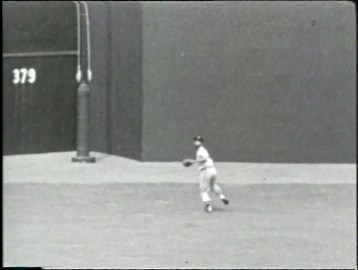 Doby makes great catch in center