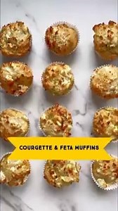 Muffins have to be sweet? Pah! These Courgette & Feta muffins are ready to change your mind... | We Love Baking