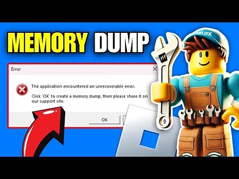 How To Fix Roblox Memory Dump Error (2025)
