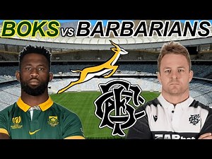 SOUTH AFRICA vs BARBARIANS 2025 Live Commentary