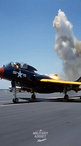 The F7U Cutlass: 25% of the entire fleet lost to crashes. 🇺🇲 . . #fighterjet #jetfighter #aviation #aircraftcarrier #aviationlovers #reels #landing #takeoff #military #militaryaviation #usairforce #airforce #avgeek #airshow #airshowfan #airplaneloversn #fblifestyle | Military Addict