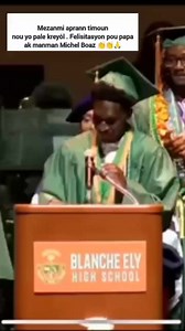 Mwen santim fyè de jèn ayisyen sa k'ap gradye , ki gen tout rezonl poul te chwazi pale anglè men li te chwazi pito pale kreyòl 👂. Mèsi anpil paskew fè zanmiw yo konnen orijin ou malgre tout sa n'ap andire 😰😥. | Nan Ginen Soley Leve