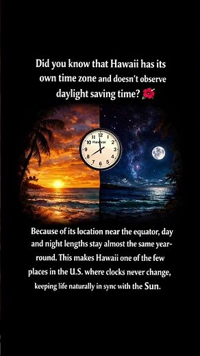Hawaii Has Its Own Time Zone — And Never Changes the Clock 🌴⏰