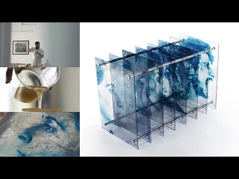 Cyanotype on Glass - Art Installation
