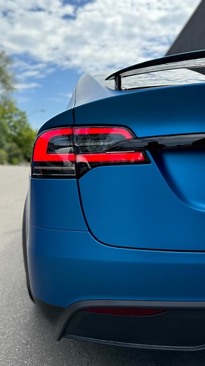 Tesla Model X Front Emblem wrap in Gloss Black Vinyl Wrap Anyone else wraps those? #WrapMeisters | Wrap Meisters