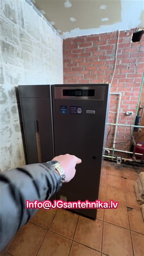 18 kW - 4550 € ar PVN 25 kW - 4850 € ar PVN 35 kW - 6150 € ar PVN #apkure #granulukatls #granulas #pērcpiemums #ūdenstvertne