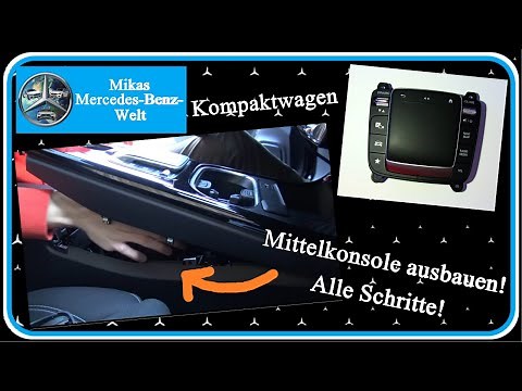 Removing the center console and touchpad | Instructions | Mika's Mercedes-Benz World