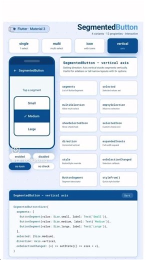 Segment Button in 15 Seconds 🤯 | AI | Claude | Flutter | Dart