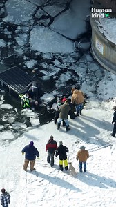 397K views · 13K reactions | This teenager turned hero when disaster struck on a frozen lake  #humankind #rescue #goodnews #kindcore #hopecore | Humankind | Facebook