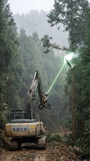 This Laser Cuts Trees Without Touching Them