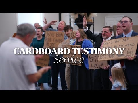 Cardboard Testimony Service Highlights | September 7, 2025