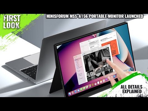 MINISFORUM MSS-A156 First Portable Monitor Launched - Explained All Spec, Features And More