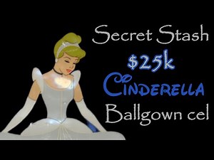 Cinderella ballgown animation cel (1950) - Walt Disney