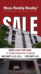 35 reactions · 37 comments |  FOR SALE: 2BHK Flat in Thiruvanmiyur,...