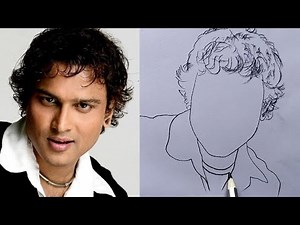 Singer Zubeen Garg Drawing / How to Draw Zubeen Garg Easily