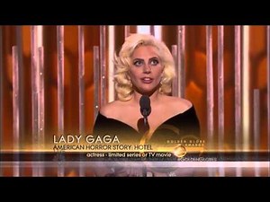 Lady Gaga Wins The Golden Globe 2016