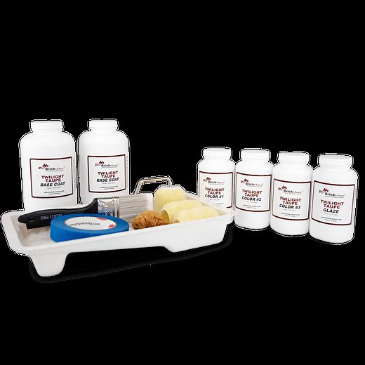 Brick Fireplace Paint Kit - Easy DIY - Brick-Anew