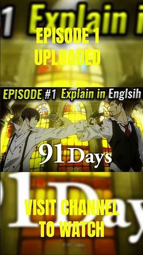 91 Days Episode 1 Trailer Explained | Dark Mafia Revenge Anime #animeexplanation