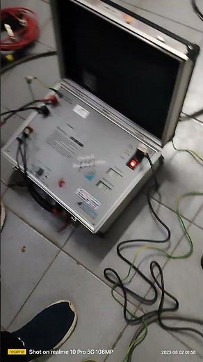 11 kV vcb crm(contact resistance meter) testing