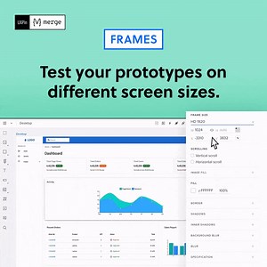 🚀 Responsive design alert 🚀 Check if your prototypes look perfect on any device – without any hassle. Try out Frames. How does it work? Assign code-backed components to specific presets, allowing smooth transitions between desktop and mobile layouts. 👋 Psst, Frames work best with code-backed components, so sign up (https://www.uxpin.com/sign-up) and build your responsive design using MUIv5, Tailwind UI, Ant Design, or Bootstrap libraries. Learn more here 👉 https://www.uxpin.com/docs/editor/f