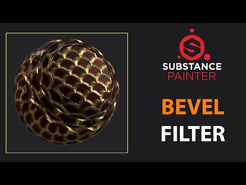 Filters - Bevel, Substance Painter basics Tutorial for Beginners