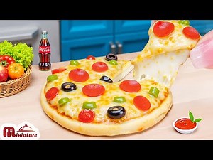 🍽️ So Hot & Cheesy Miniature Pepperoni Pizza Recipe | ASMR Cooking Mini Food