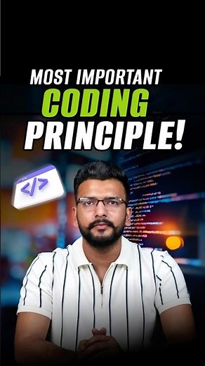 Most Important Coding Principle Every Developer Must Know 💡| Intellipaat #shorts