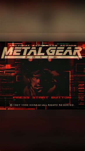 Konami + MGS main menu theme (PSX)