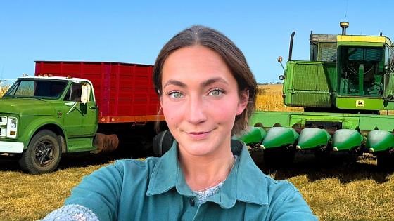 A Close-up Look At Corn Harvesting