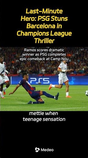 Barca vs PSG: A Thrilling Start to the Champions League #BarcaVsPSG #championsleague