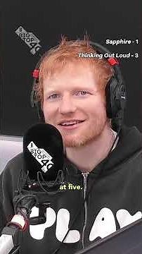 Ed Sheeran ranks his BIGGEST songs without knowing what's next 👀 #EdSheeran #Azizam #Play