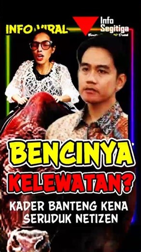 KADER BANTENG KENA SERUDUK NETIZEN #jokowi #shotrs