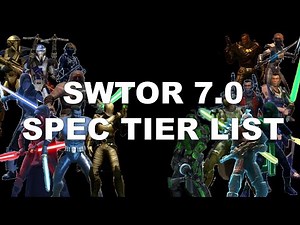 SWTOR 7.0.2 Class Specialty Tier List
