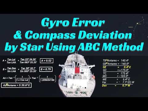 Gyro Error & Compass Deviation Using a Star | ABC Method (Step-by-Step Guide)