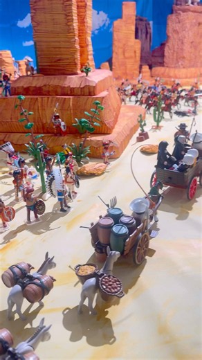 Playmobil ataque Colonos🔥 Exposición Playmobil Museo Militar #playmobil #aesclick #valencia