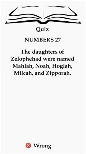 🤯 BIBLE WITHOUT ERROR: The TRUE Daughters of Zelophehad! Numbers 27 Unveiled 📖