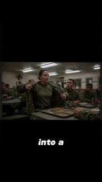 Mess Hall Showdown: Marine’s Aggression Meets the Secret Navy SEAL’s Fury #storytime #truestory