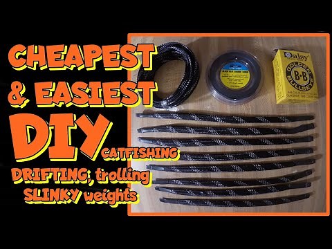 DYI Catfish Drifting Weights Trolling Weights