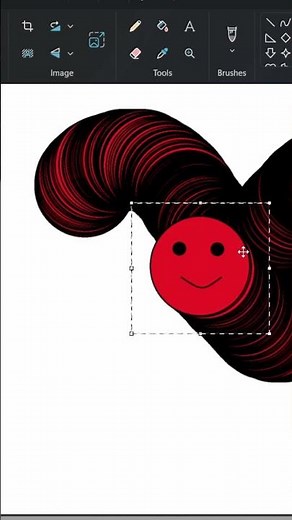 MS Paint Trick 😍 | Make a Perfect Smile Face in Seconds!