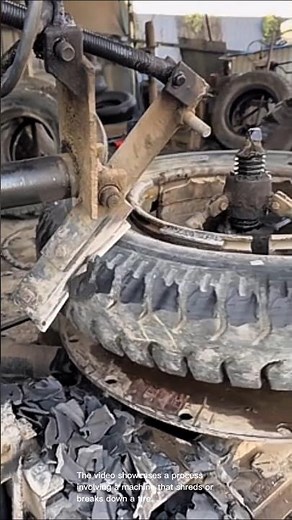 Recycling tires: the shredding process