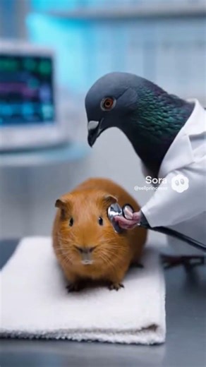 pigeon doctor edit #sora #sora2 #ai #automobile #history #asmr #movie #funny